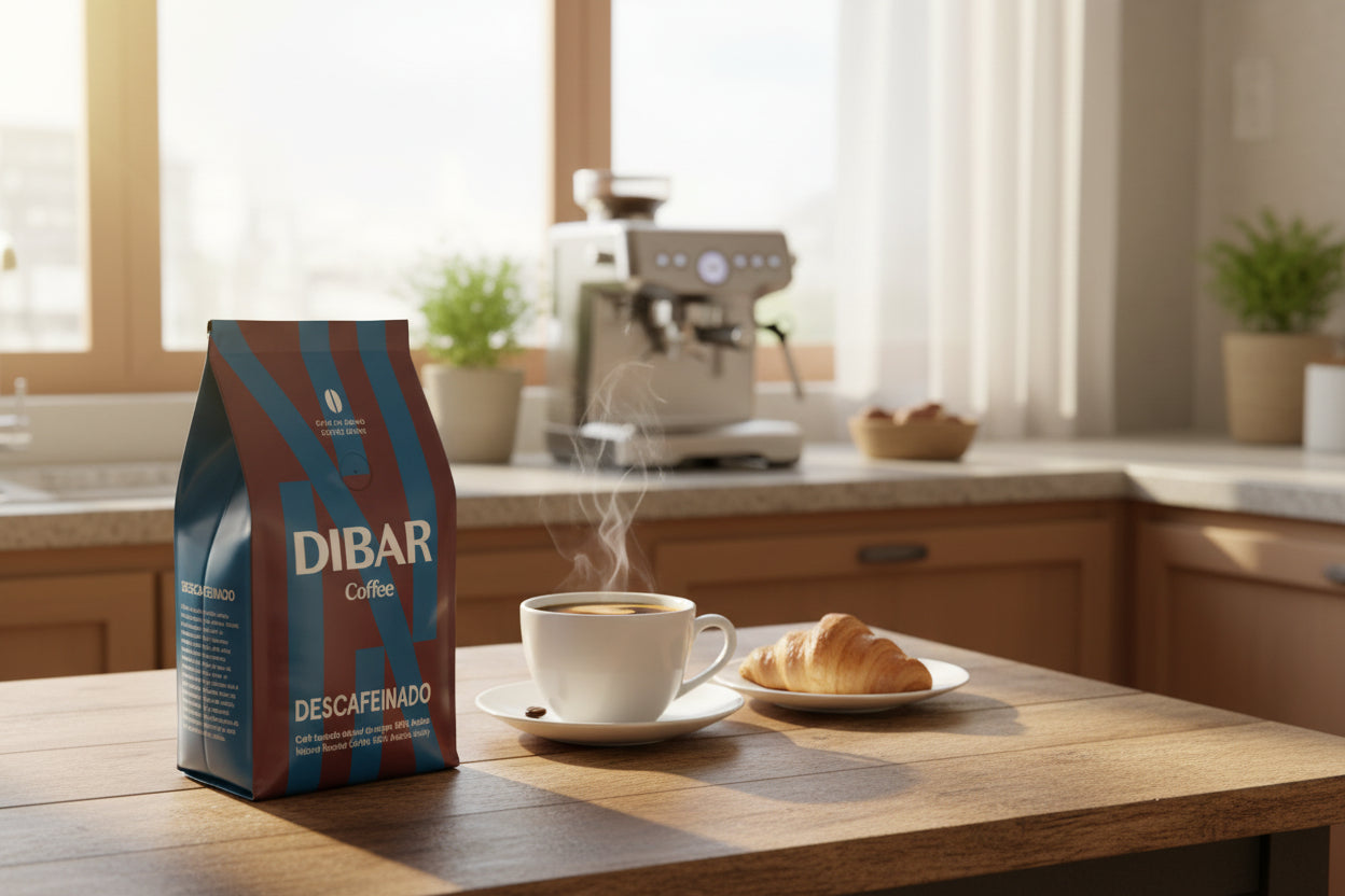 Bezkofeīna Kafijas pupiņas ”Descafeinado” 0.5kg