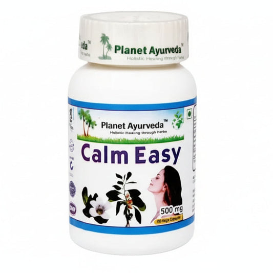 Calm Easy Organic kapsulas 60 gab. - mierīgam prātam un veselīgam miegam