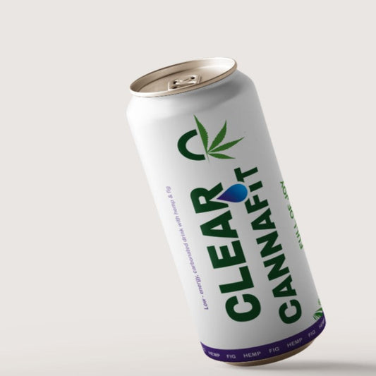 Dabīgs kaņepju dzēriens CLEAR CANNAFIT ar vīģu garšu 250 ml