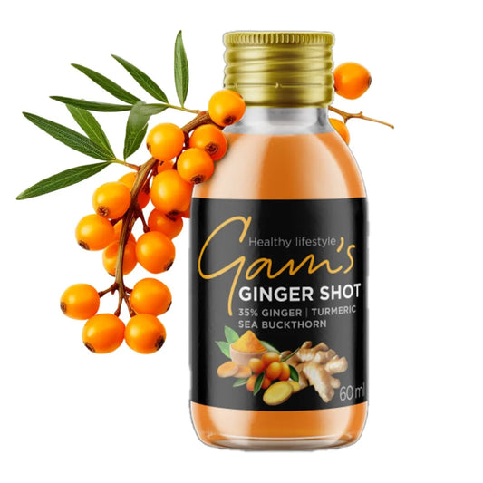 Gam's ingvera šots ar kurkumu un smiltsērkšķi 60ml