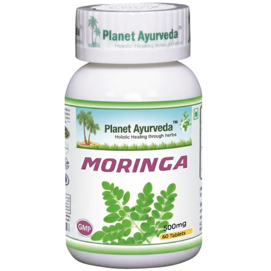 Moringa Organic kapsulas 60 gab. - Anēmija, podagra, artrīts, vitamīnu trūkums
